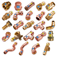 Kombi Pressfittings Gas-Wasser