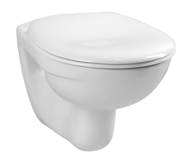 Standard Wand-Tiefspül-WC weiß, mit Hygiene-Glasur