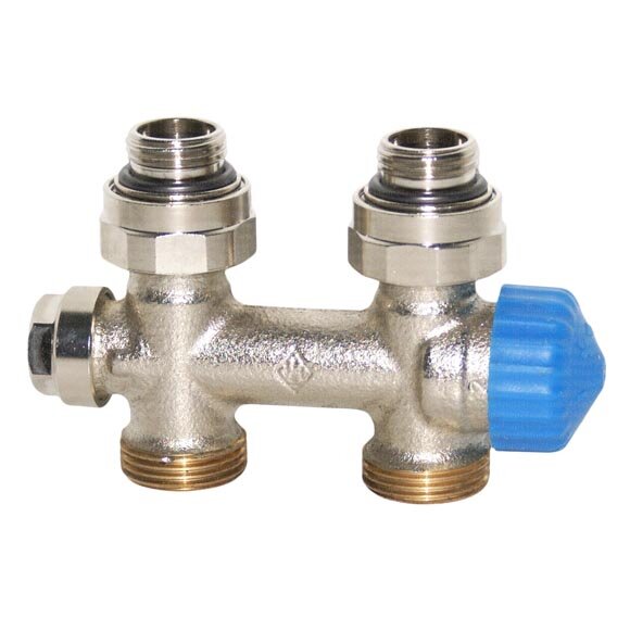 HEIMEIER Ventil Multilux Einrohrsystem Durchgang, Anschluss HK Rp 1/2 IG