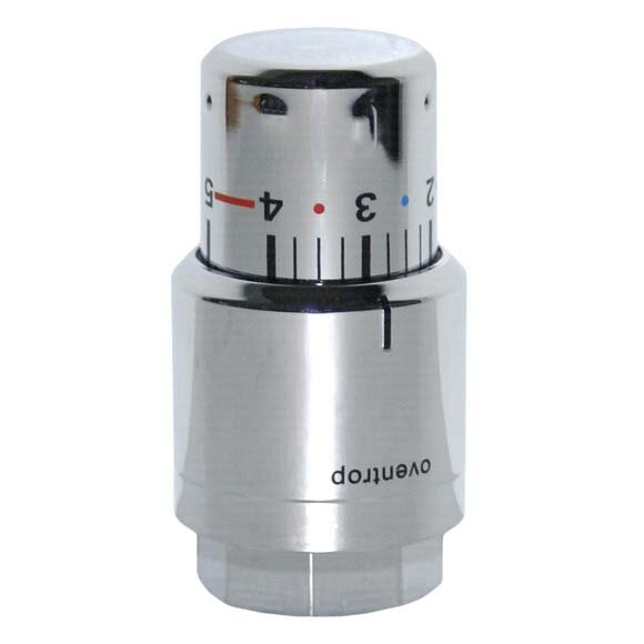 OVENTROP Thermostat "Uni SH" M30 x 1,5 mit Nullstellung, 7-28°C, verchromt