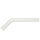 Sp&uuml;lrohrbogen aus PVC 45/50x44 mm - 225 x 95 mm wei&szlig;