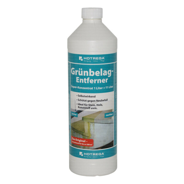 Hotrega Grünbelag-Entferner 1 Liter Flasche, Konzentrat, H110800001