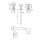 Zucchetti Fully Round Wand-Waschtischarmatur Sichtteil chrom