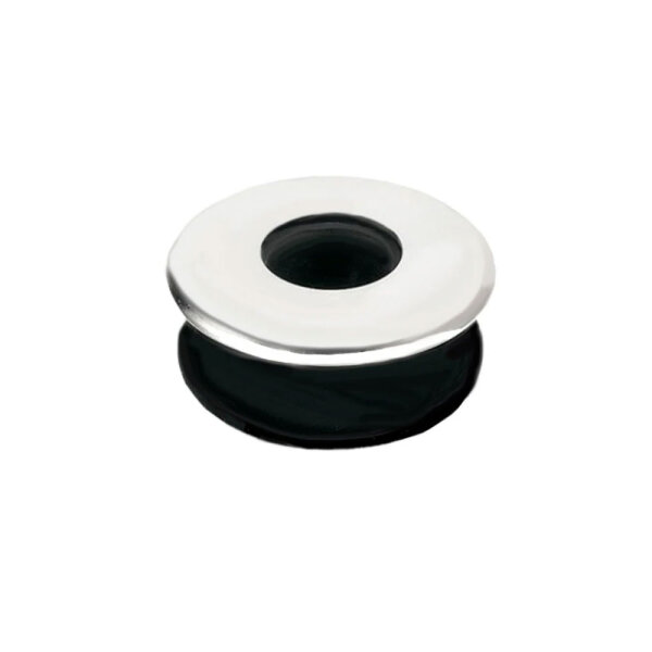Gummi-Urinalverbinder für Spülrohre von d = 15 - 18 mm mit verchromter Deckrosette