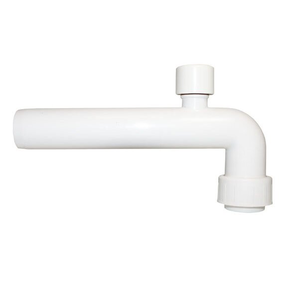 Kunststoff Abgangsbogen 90°, 40 x 220 mm, weiß