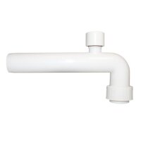 Kunststoff Abgangsbogen 90&deg;, 40 x 220 mm, wei&szlig;