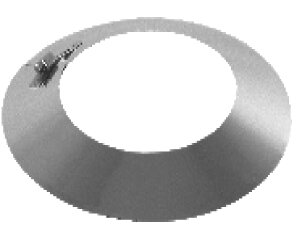 Wetterkragen/ Wandrosette Edelstahl KL72125