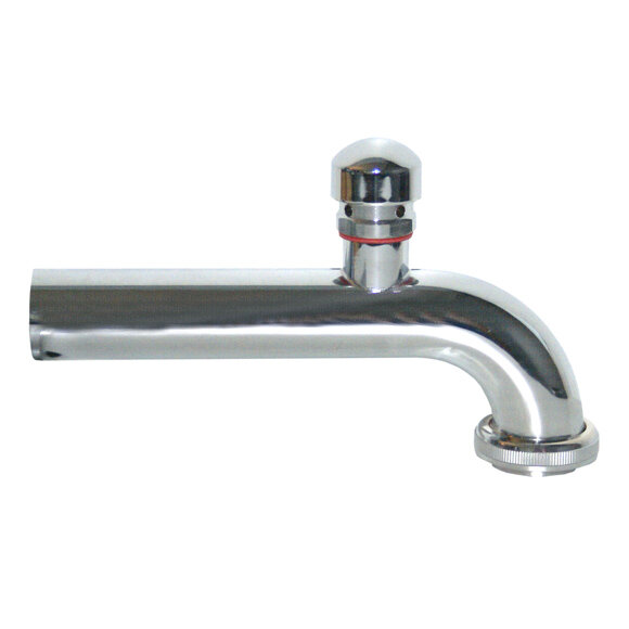 Tauchrohrbogen DN32, L=175mm mit Rohrbelüfter, chrom