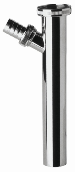 Tauchrohr DN32 mit Schlauchanschluss 3/4", L=200mm, chrom