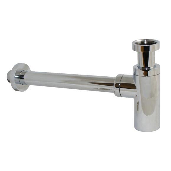 Design-Geruchverschluss 1 1/4" x 32 mm, verchromt, rund