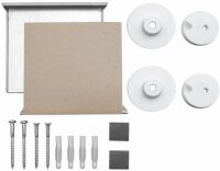Druckknopfspiegelbefestigung f&uuml;r 1,6qm unsichtbar