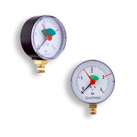Heizungs-Manometer d = 63 mm 3/8&quot;, 0 - 4 bar,...