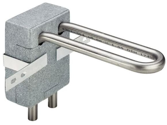Viega Heizkörperanschlussblock 1097.9 in 15x150mm Edelstahl-R