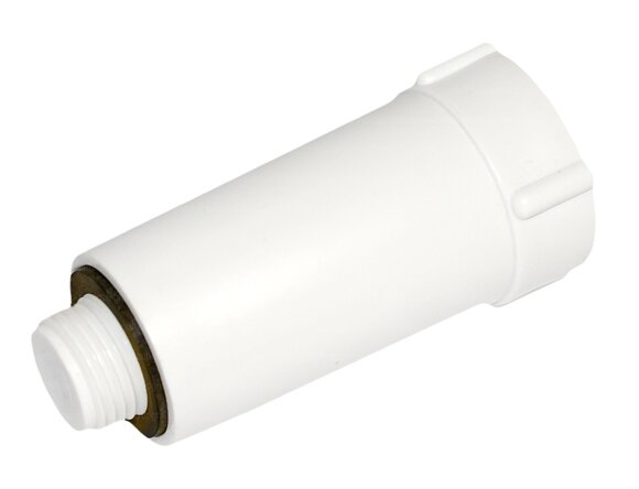 Baustopfen 1/2" Kunststoff weiß
