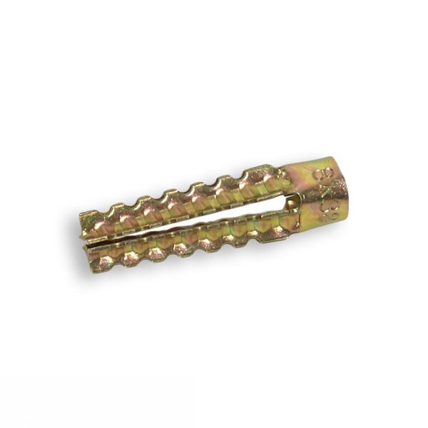 Spreizdübel, Metallkrallendübel 8,0 x 38 mm gelb-verzinkt