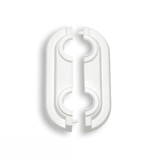 Flamco Doppelrosette RDC 50 15mm, weiss