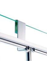 Decor Walther DH2 Haken f&uuml;r Duschabtrennung, eckig