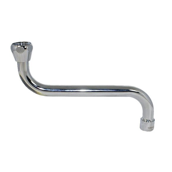 Universal S-Auslauf chrom, 3/4" x 150 mm