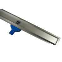 Duschrinne 70 cm Zero Abdeckung Edelstahl, komplett