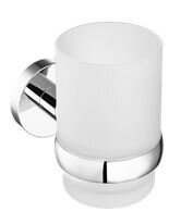 Glas-/Seifenhalter, ohne Glas/ Schale, chrom