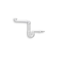 Kunststoff-Raumspar-Waschtisch-Siphon 1 1/4&quot;
