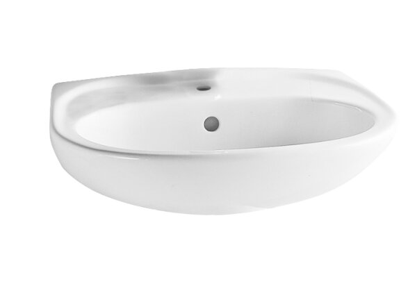 Standard Waschtisch 50 x 41 cm, weiß mit Hygiene-Glasur