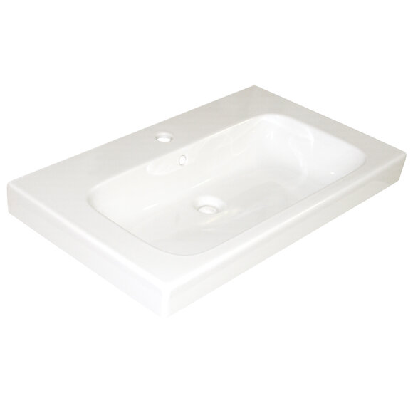 Design Waschtisch 100cm weiß mit FORMAT Clean
