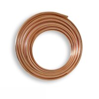 Kupferrohr, weich in 25m Rollen, blank