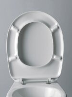 HARO Deltano WC-Sitz wei&szlig;, mit FastFixscharnieren Edelstahl