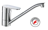 AqvaBasic I K&uuml;chenarmatur mit Schwenkauslauf, chrom,...