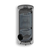 Warmwasserspeicher Stahl-emailliert mit 1 oder 2 W&auml;rmetauscher 120-500 Liter
