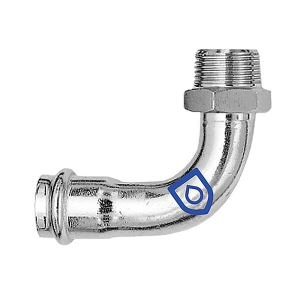 Edelstahl Pressfitting Bogen 90° verschiedene Größen