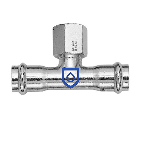 Edelstahl Pressfitting T-Stück mit Innengewinde verschiedene Größen