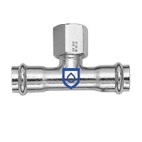 Edelstahl Pressfitting T-St&uuml;ck mit Innengewinde...