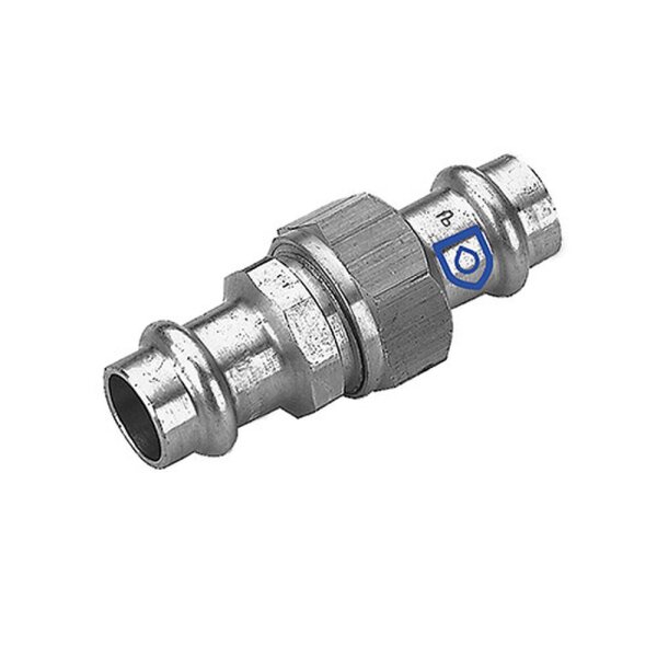 Edelstahl Pressfitting Rohrverschraubung flachdichtend verschiedene Größen