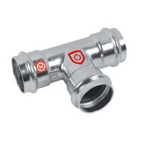 C-Stahl Pressfitting T-St&uuml;ck verschiedene...