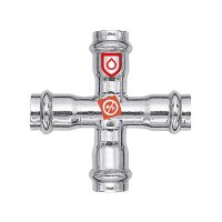 C-Stahl Pressfitting Kreuzst&uuml;ck verschiedene...