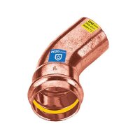 Kombi Pressfitting Bogen 45&deg;, 1 Muffe verschiedene...