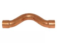 Kupfer L&ouml;tfitting &Uuml;berspringbogen 2 Muffen...