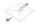 Bodenebene verfliesbares Duschelement 160x100cm inkl. Dallmer Ablauf waagerecht DN50 mit zentriertem Ablaufrost 115x115 mm
