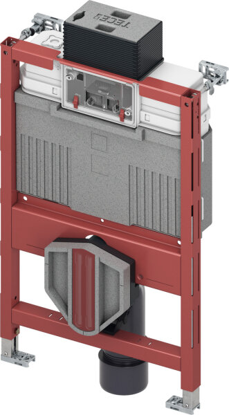 WC-Modul TECEprofil mit TECE-Spülkasten, Betätigung von vorne oder oben, Bauhöhe 820 mm