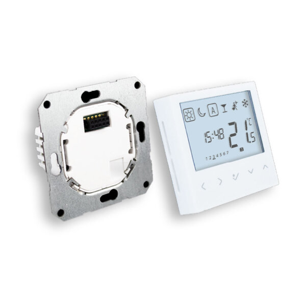 Raumthermostat BTRP230 weiß 230V elektronisch LCD Display für Rahmenprogramm