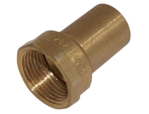Rotguss Pressfitting Übergangsmuffennippel