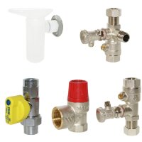 Wolf Anschluss-Set Gasthermen Aufputz inkl. KFE-Hahn und...