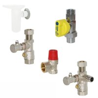Wolf Anschluss-Set Gasthermen Aufputz inkl. KFE-Hahn und therm. Sicherung, neue Nr. 2072346