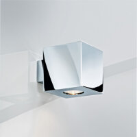 CUBO Wand-/Spiegelaufsteckleuchte, chrom