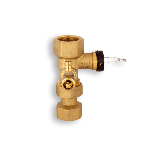 Kappenventil 3/4" mit Schlauchanschluss IG