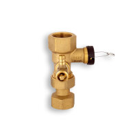 Kappenventil 3/4&quot; mit Schlauchanschluss IG