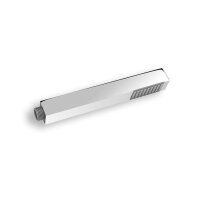 Stabhandbrause QUATTRO eckig, Normalstrahl, Messing...