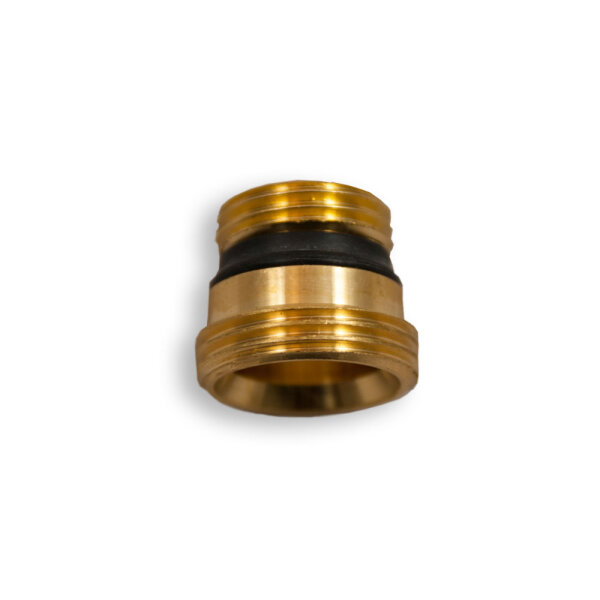 Übergangsnippel für Hahnblock 1/2"AG x 3/4" Eurokonus